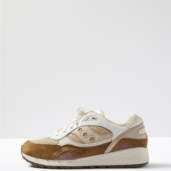 Hard to find,sold out brown,tan&white Saucony Shadow 6000. Perfect for fall. - Picture 3 of 5